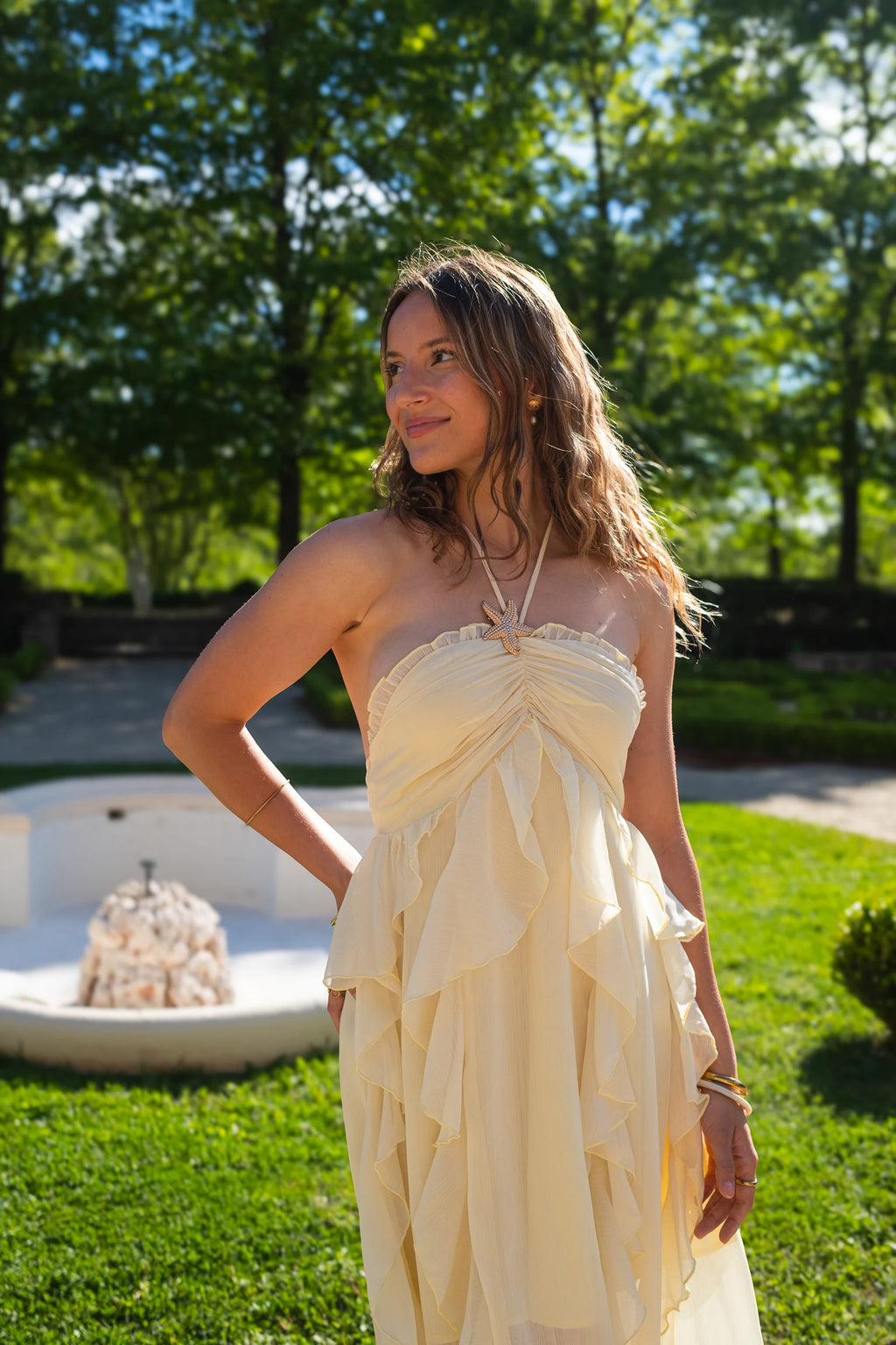 Robe Coralia jaune