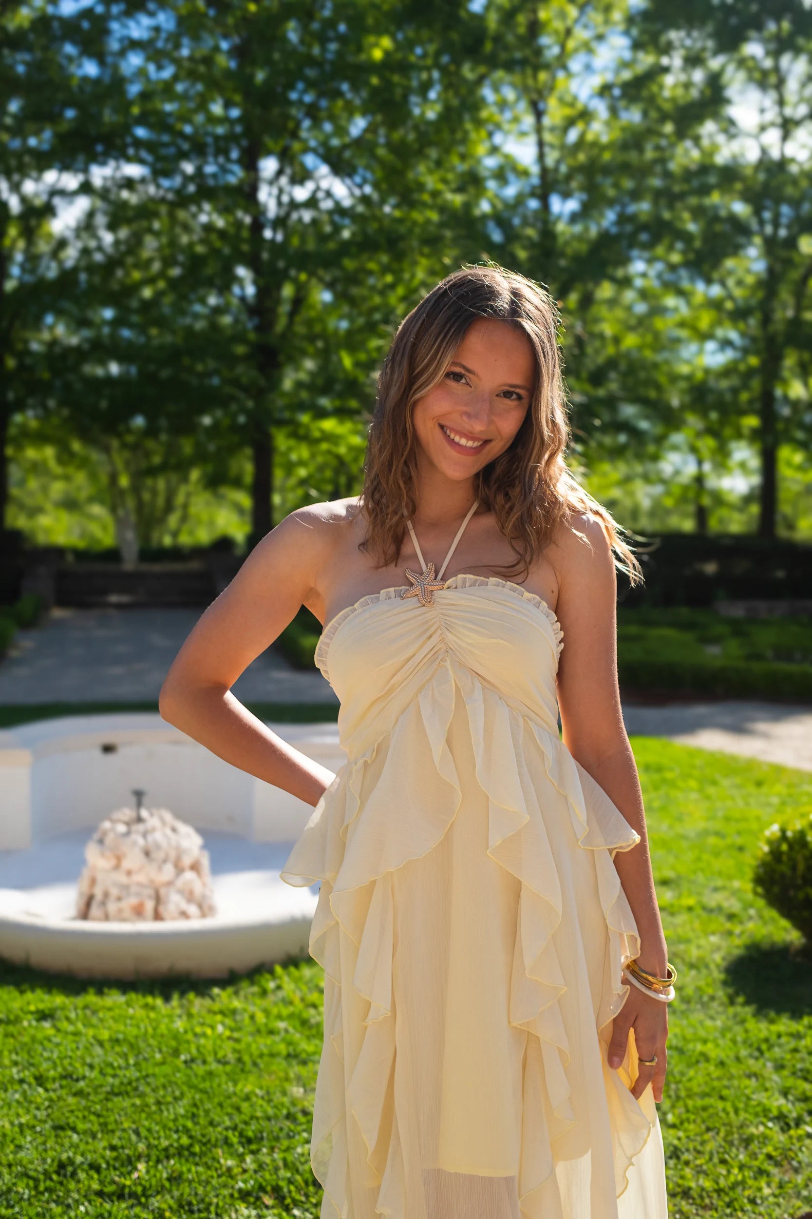 Robe Coralia jaune