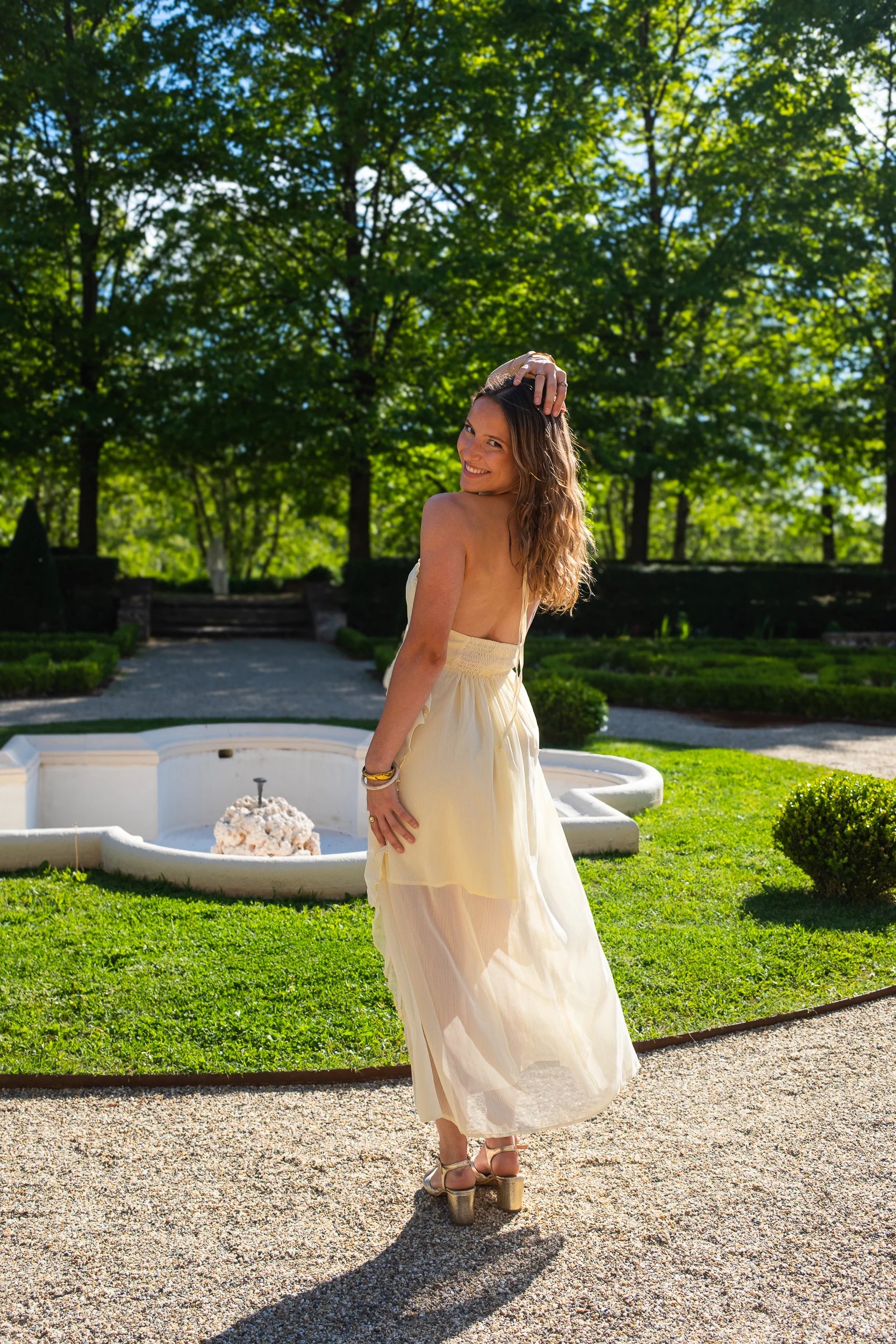 Robe Coralia jaune