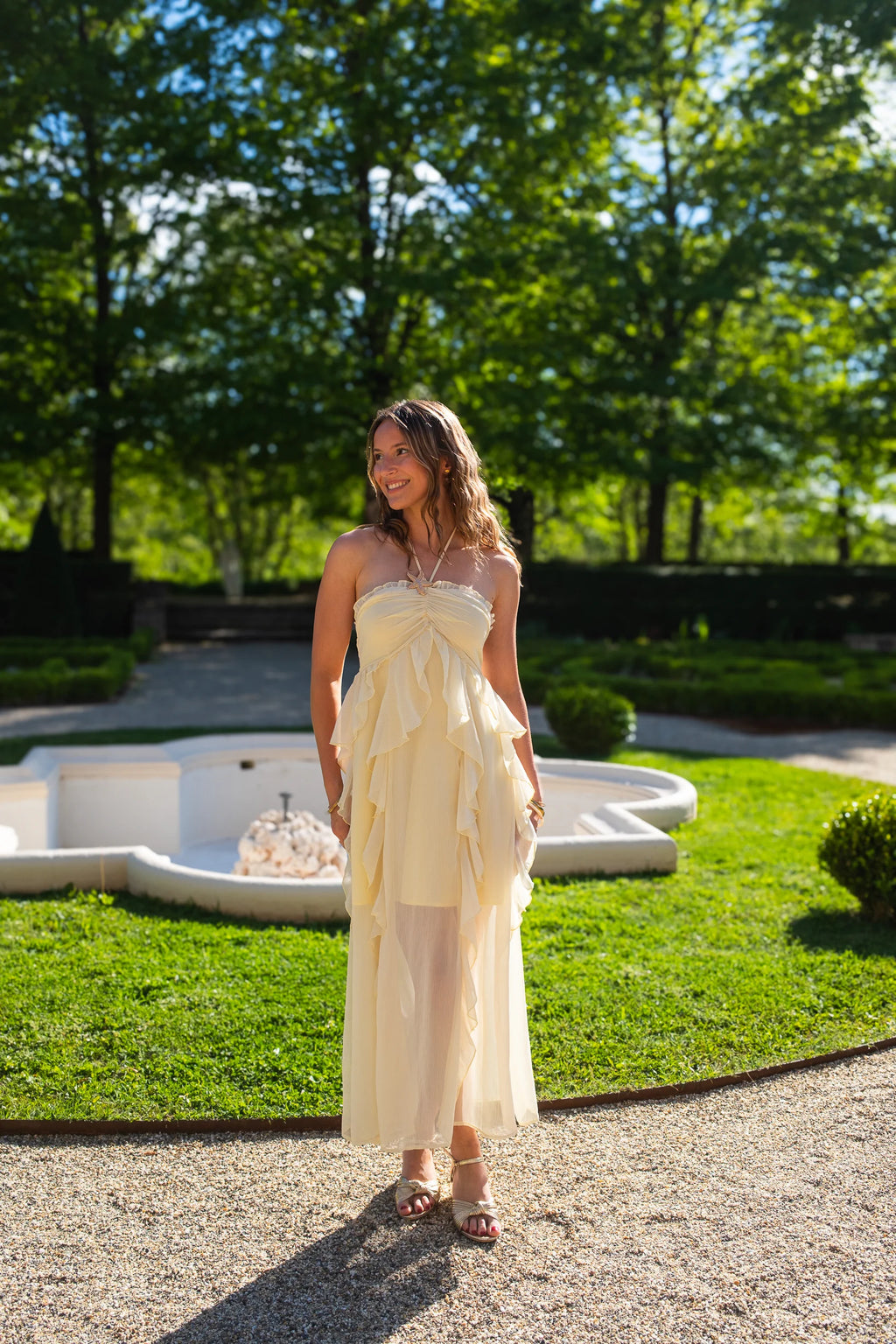 Robe Coralia jaune