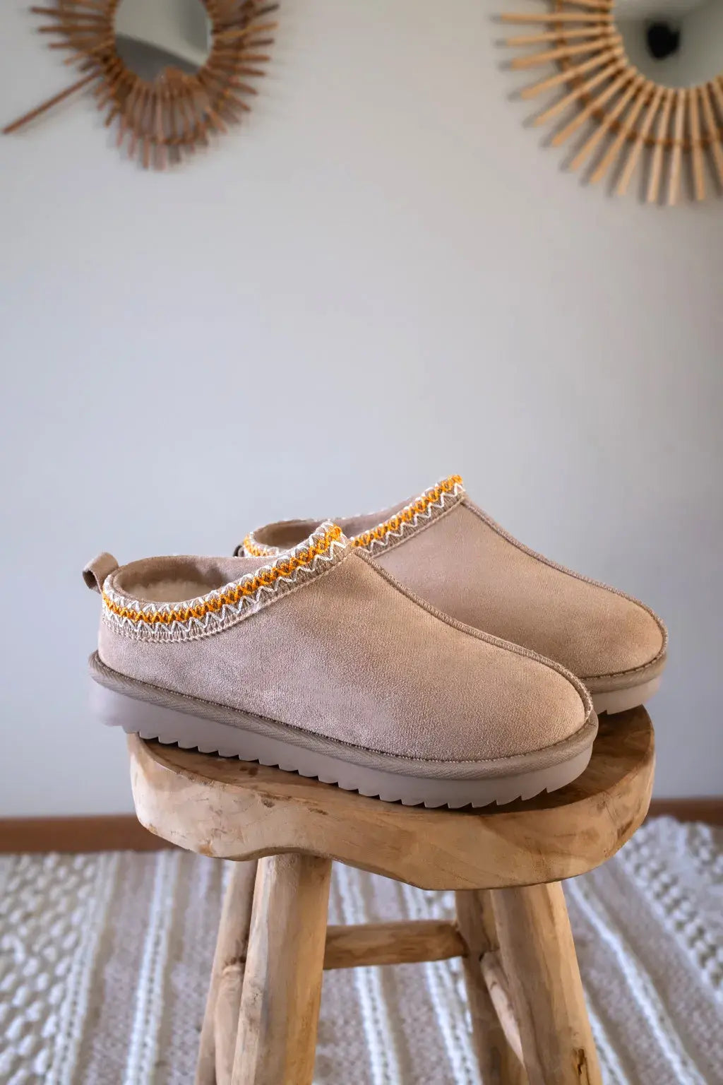 Chaussons Quentin beiges