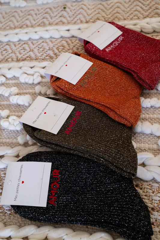 Chaussettes Amour rouges