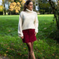 Jupe Betty bordeaux