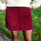 Jupe Betty bordeaux