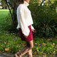 Jupe Betty bordeaux