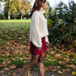 Jupe Betty bordeaux