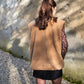 Gilet moumoute Naha camel