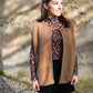 Gilet moumoute Naha camel