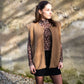 Gilet moumoute Naha camel