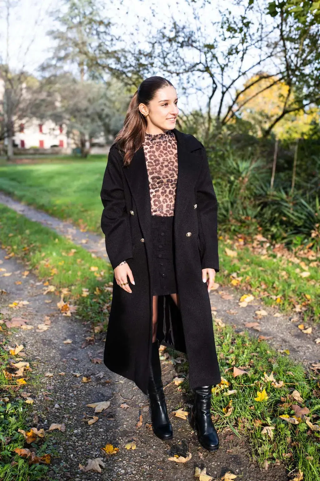 Manteau Alicia noir