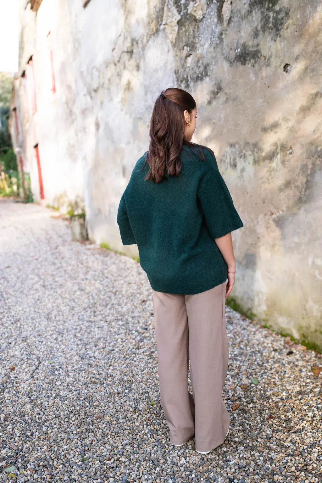 Pantalon Maria taupe