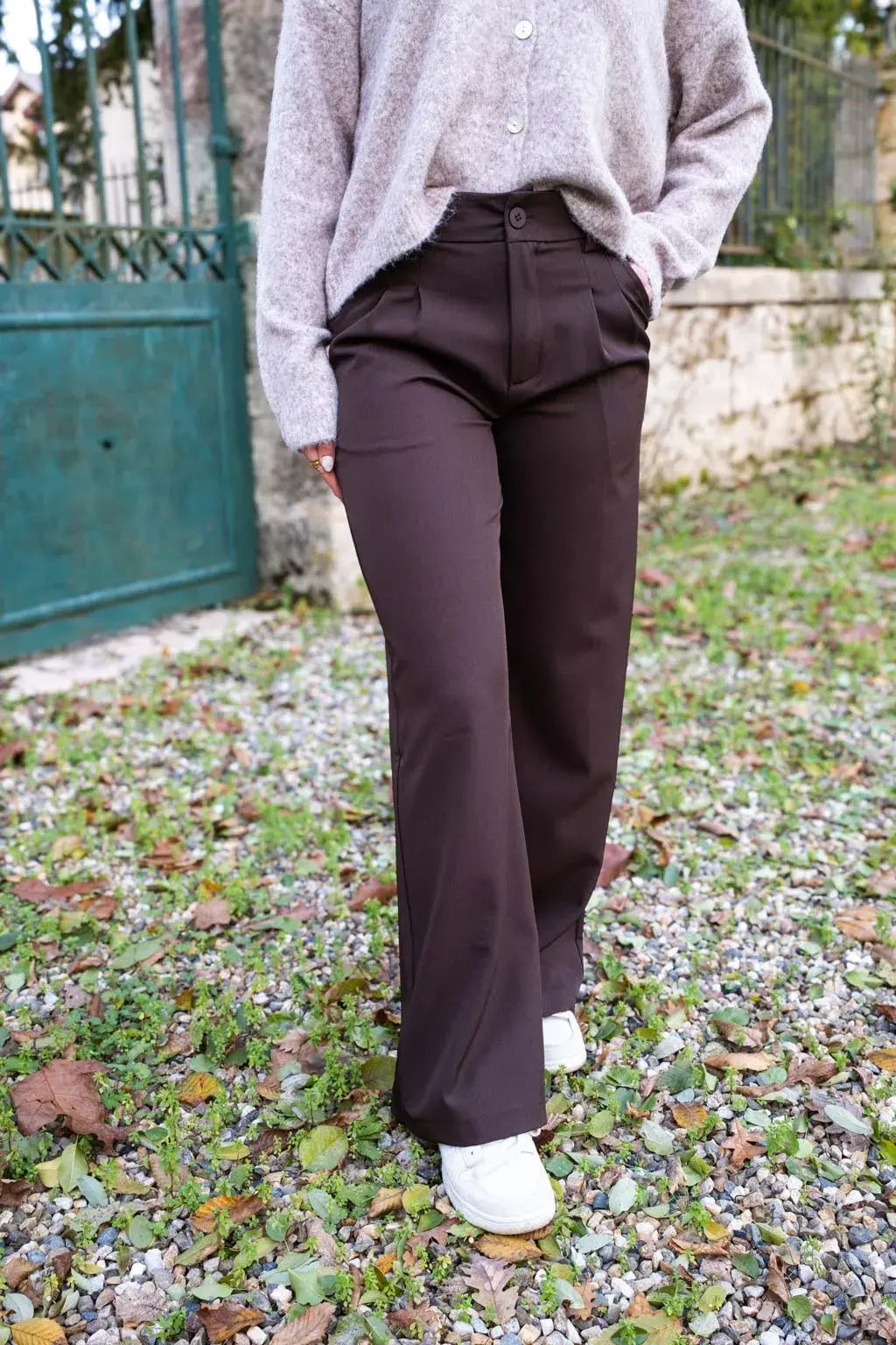 Pantalon Maria chocolat