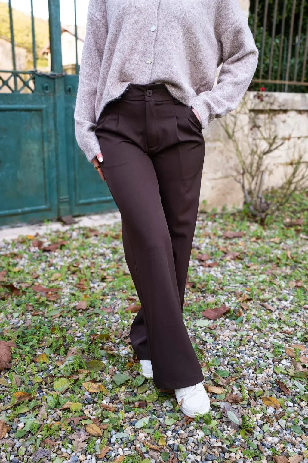 Pantalon Maria chocolat