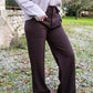 Pantalon Maria chocolat
