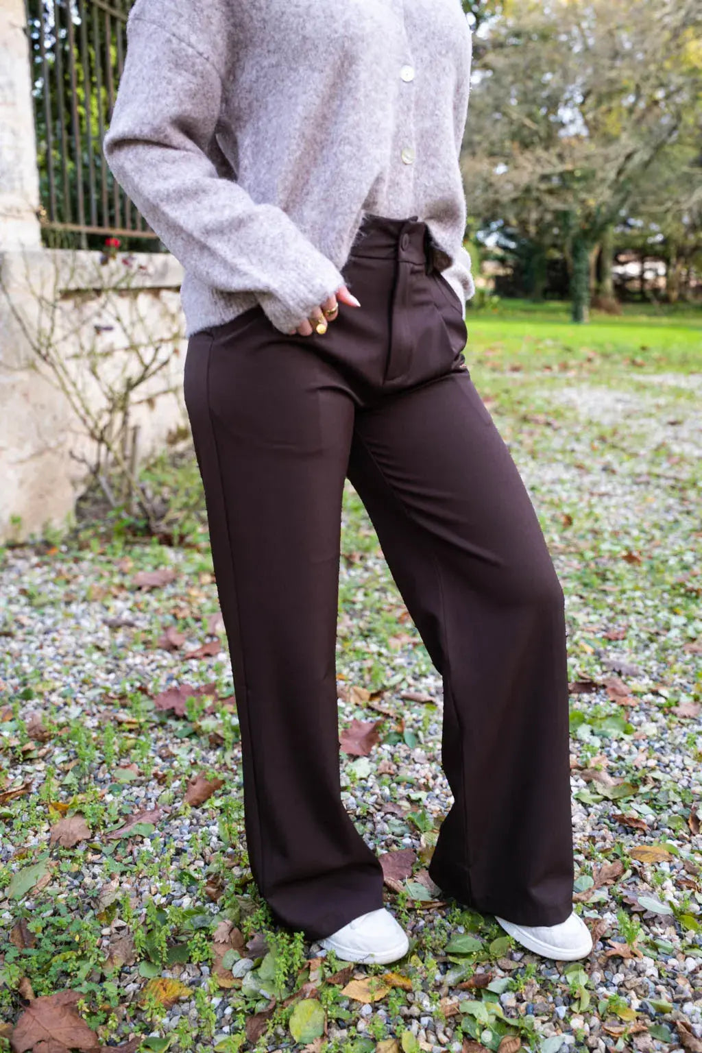 Pantalon Maria chocolat