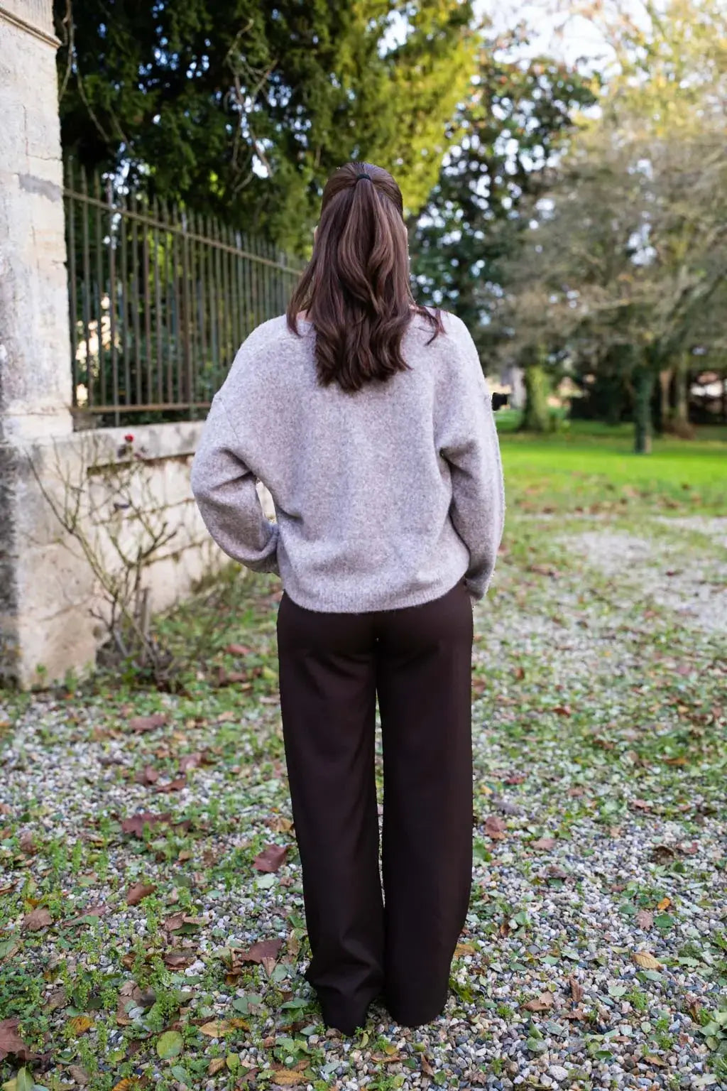 Pantalon Maria chocolat