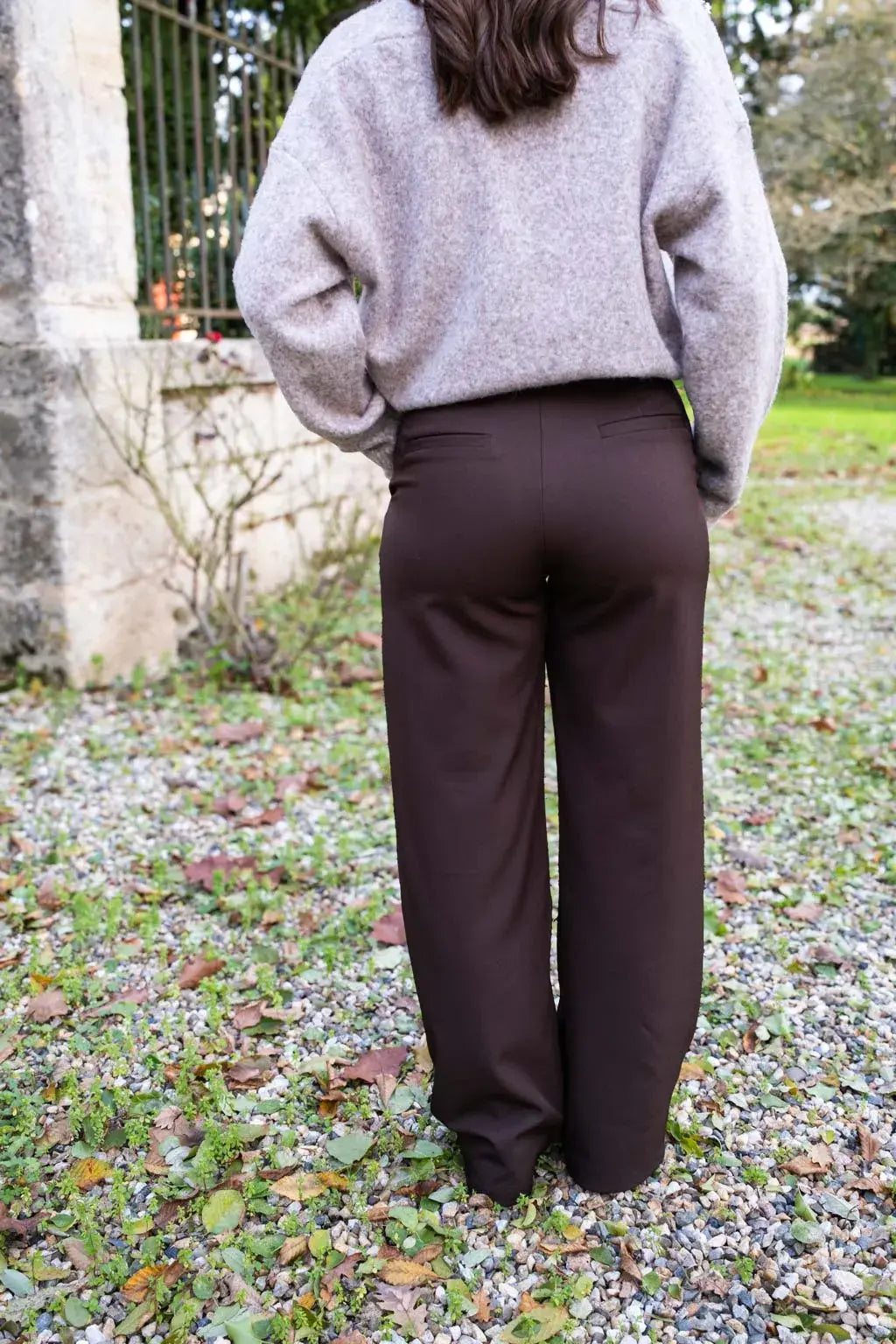 Pantalon Maria chocolat