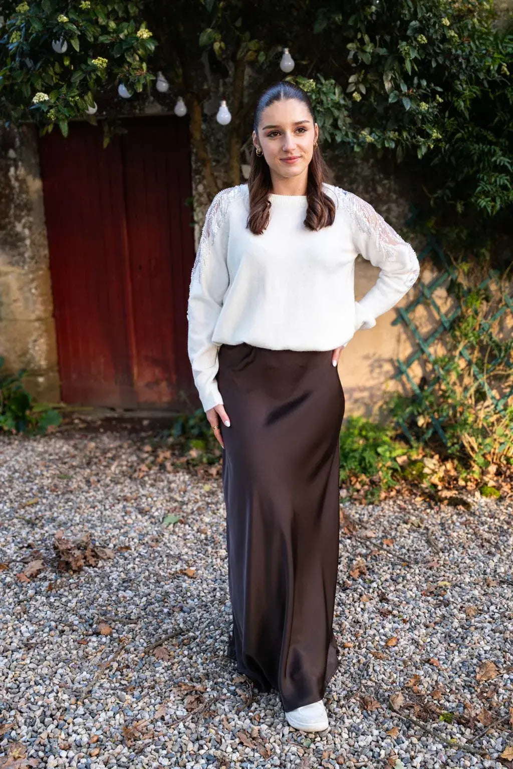 Pull Jeanne écru