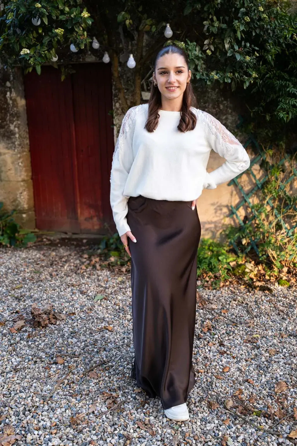 Pull Jeanne écru