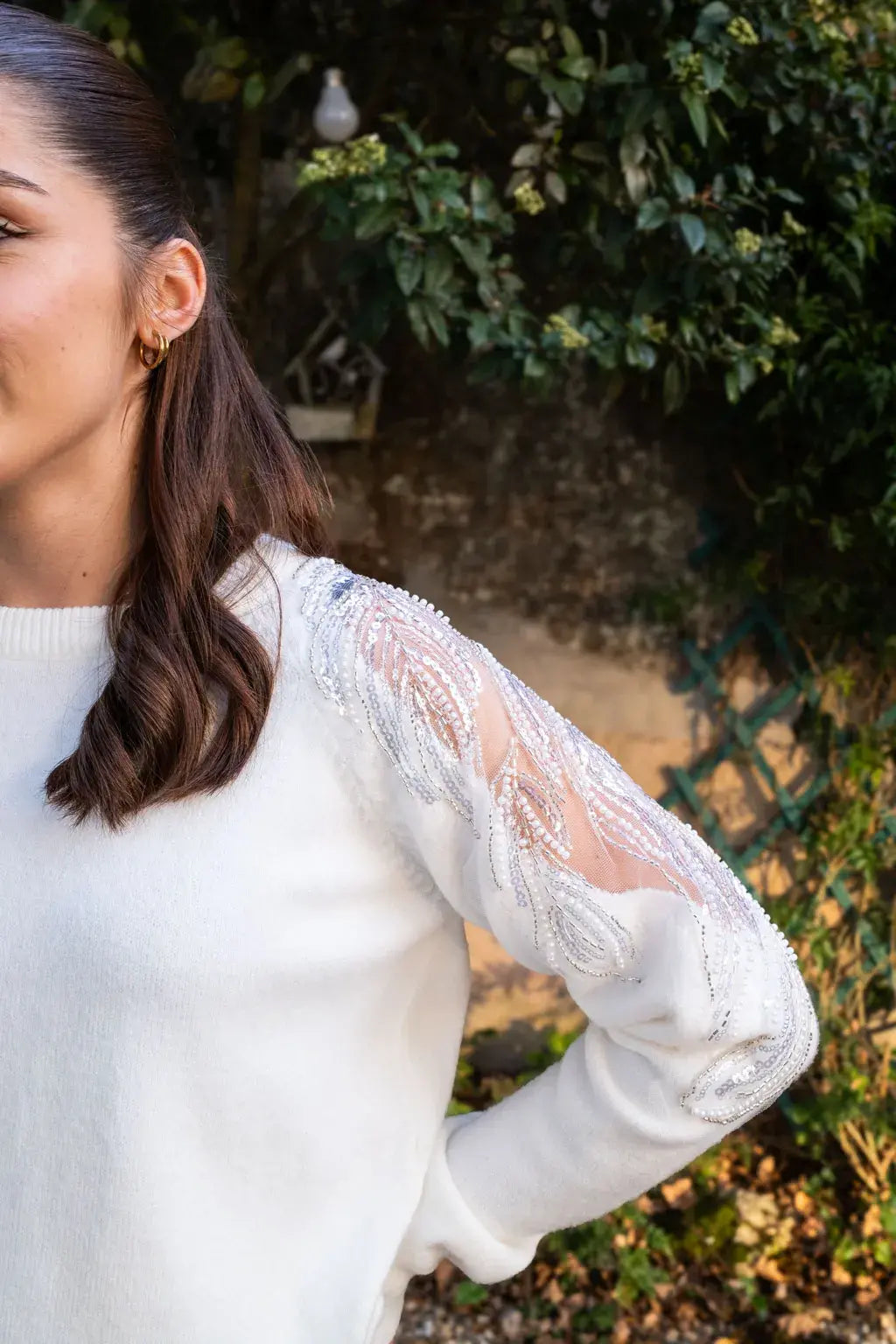 Pull Jeanne écru