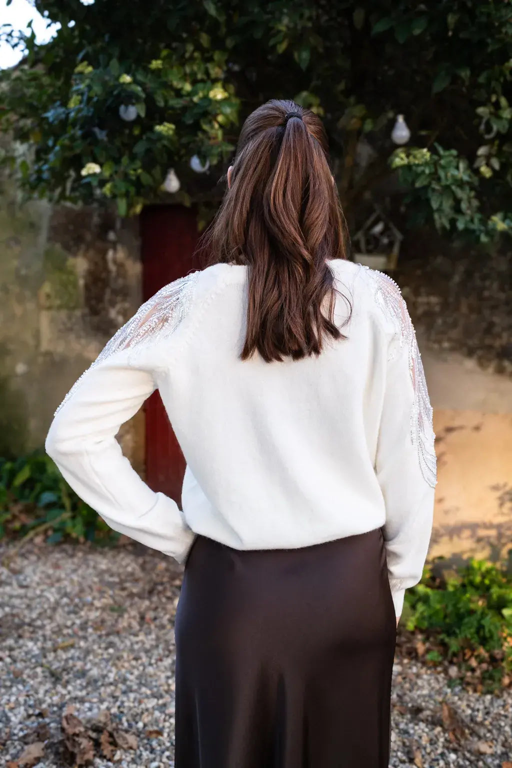 Pull Jeanne écru