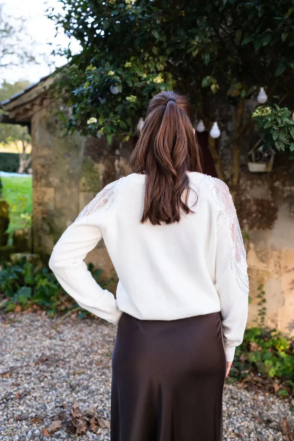 Pull Jeanne écru