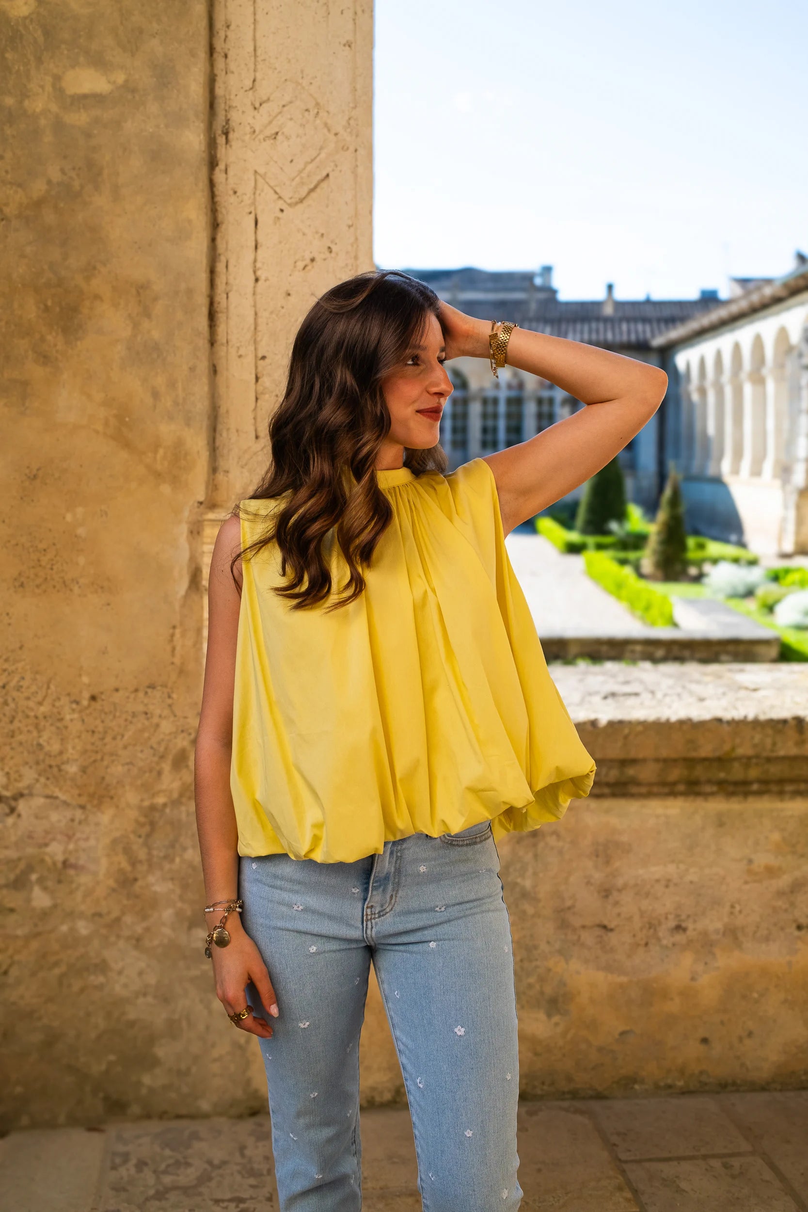Blouse Pia jaune