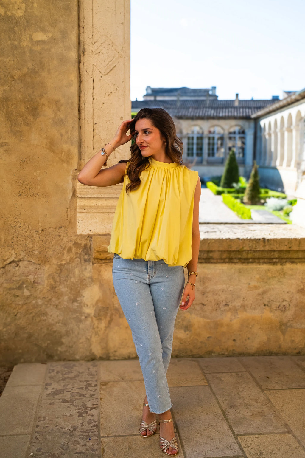Blouse Pia jaune