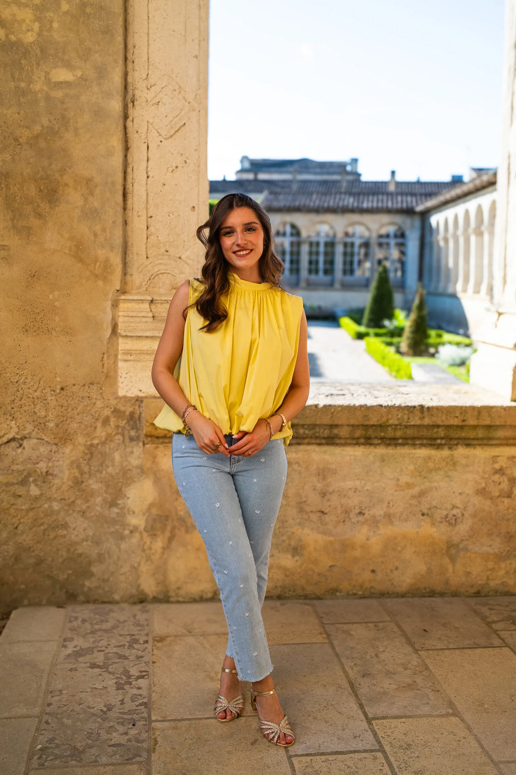 Blouse Pia jaune