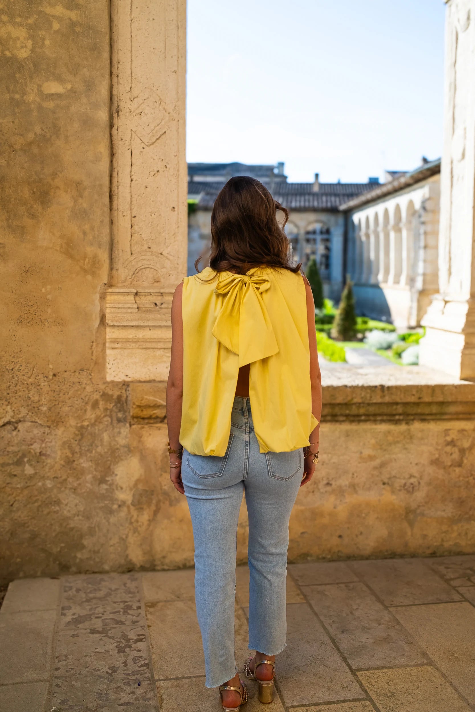 Blouse Pia jaune