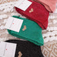 Chaussettes Cœur vertes