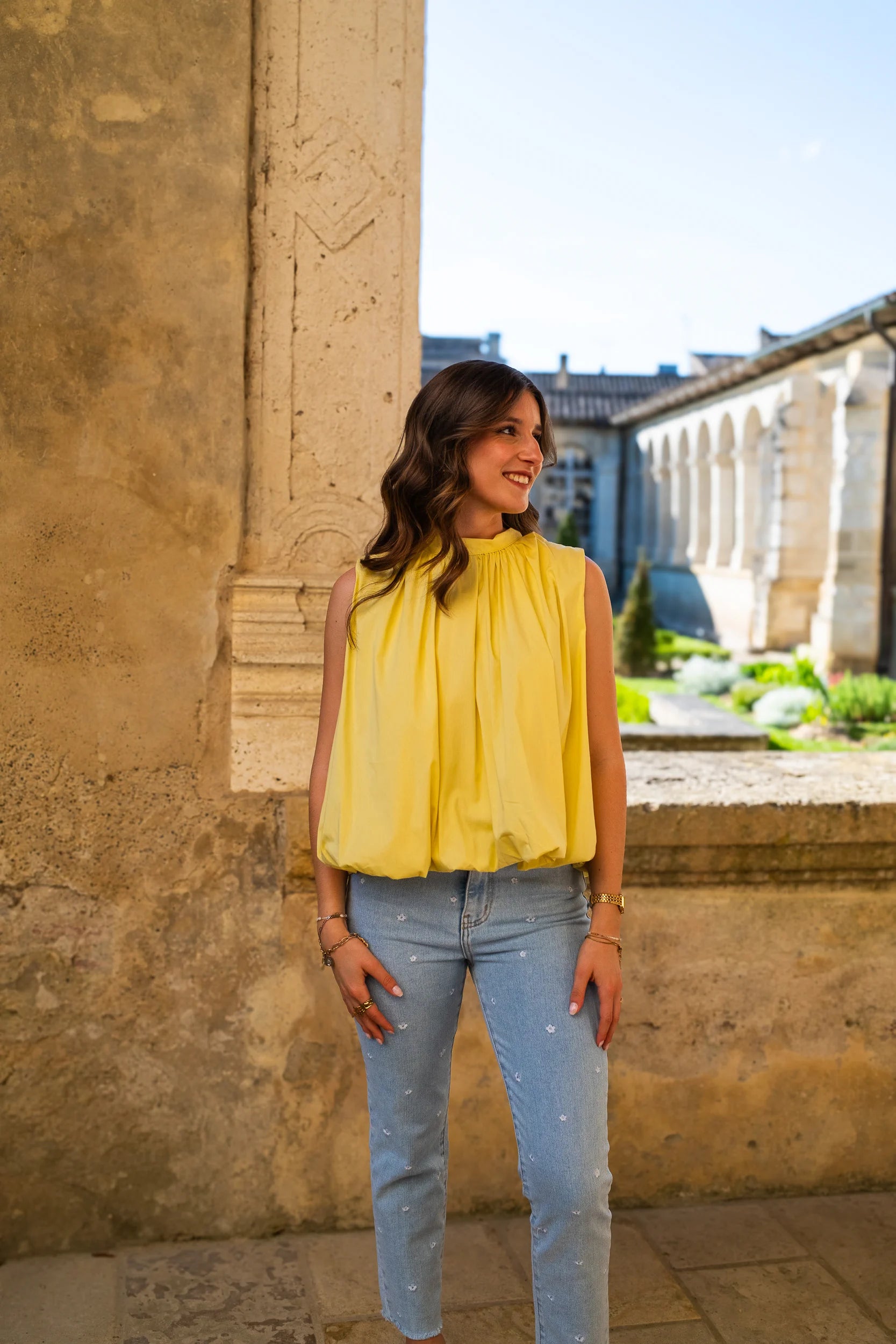 Blouse Pia jaune
