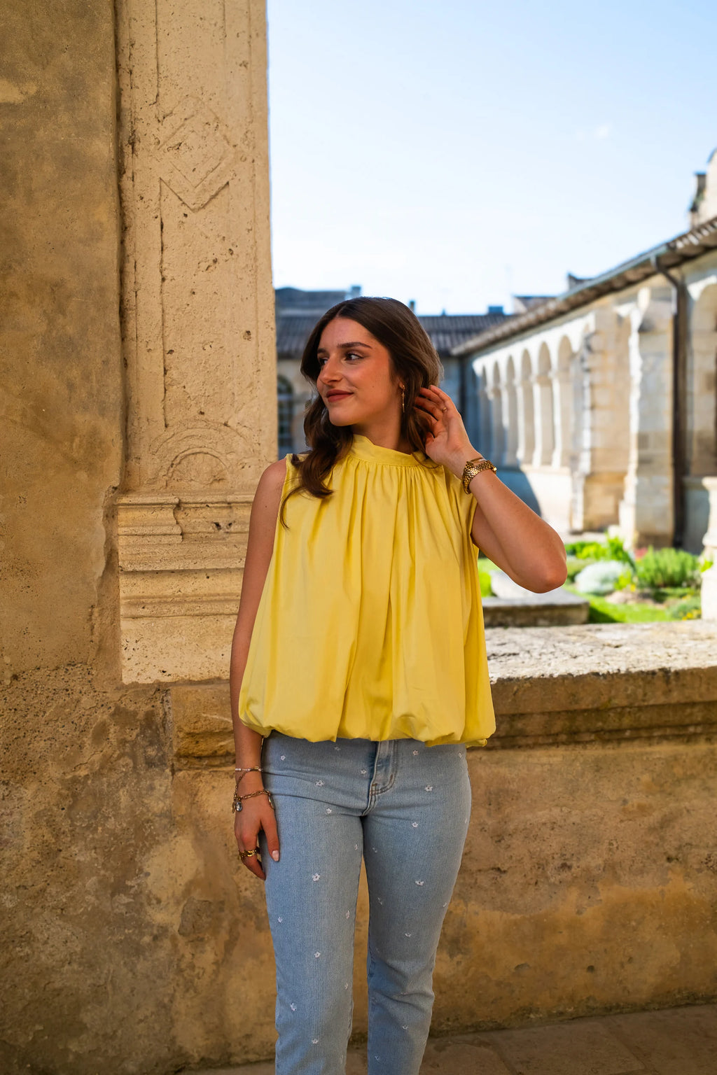 Blouse Pia jaune