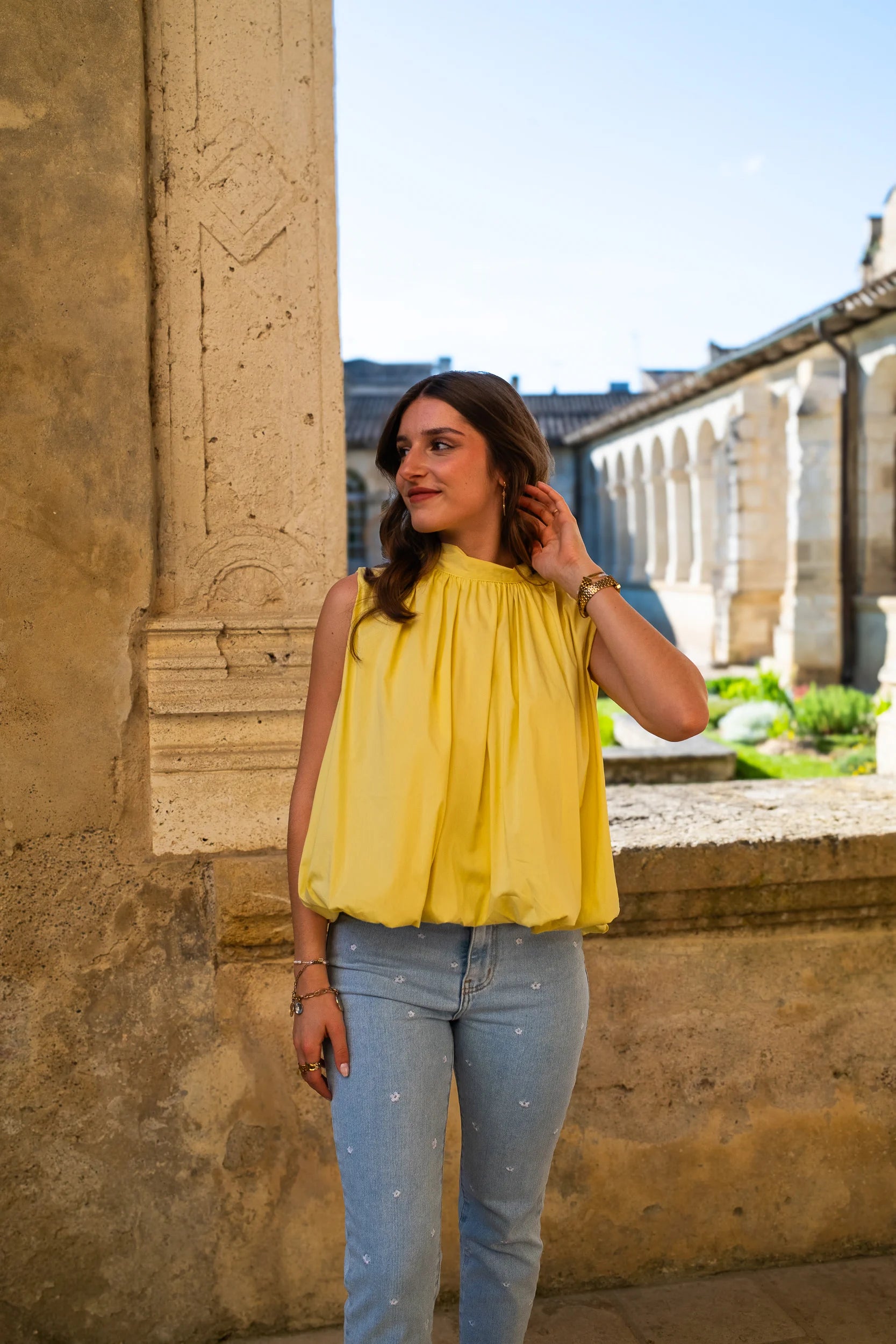 Blouse Pia jaune