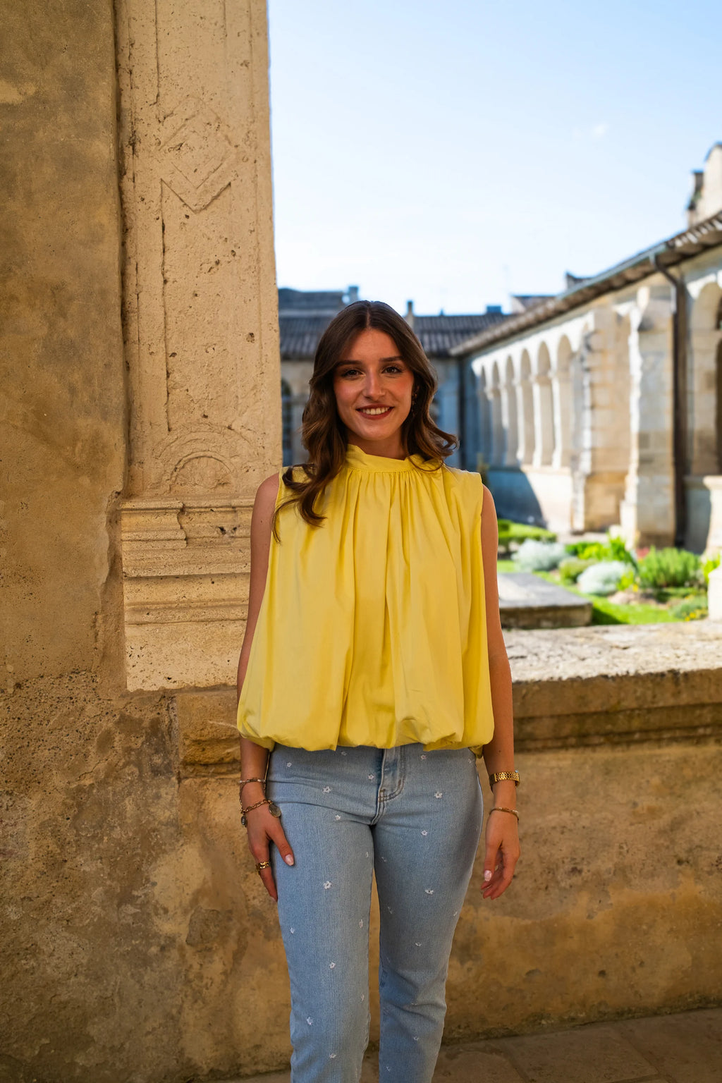 Blouse Pia jaune