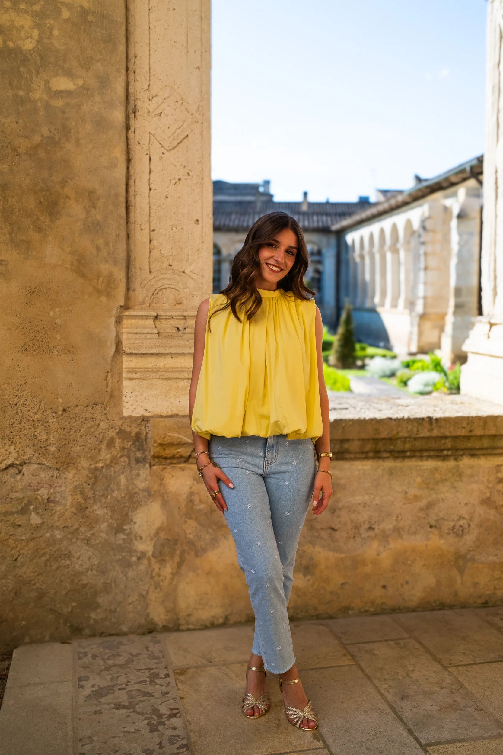 Blouse Pia jaune