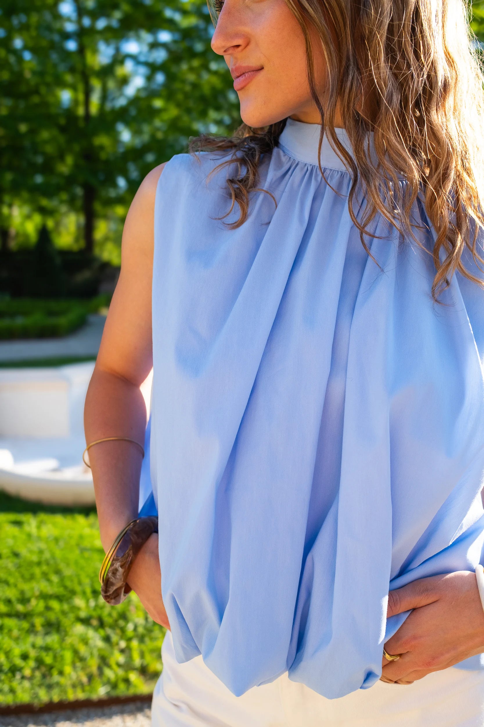 Blouse Pia bleue