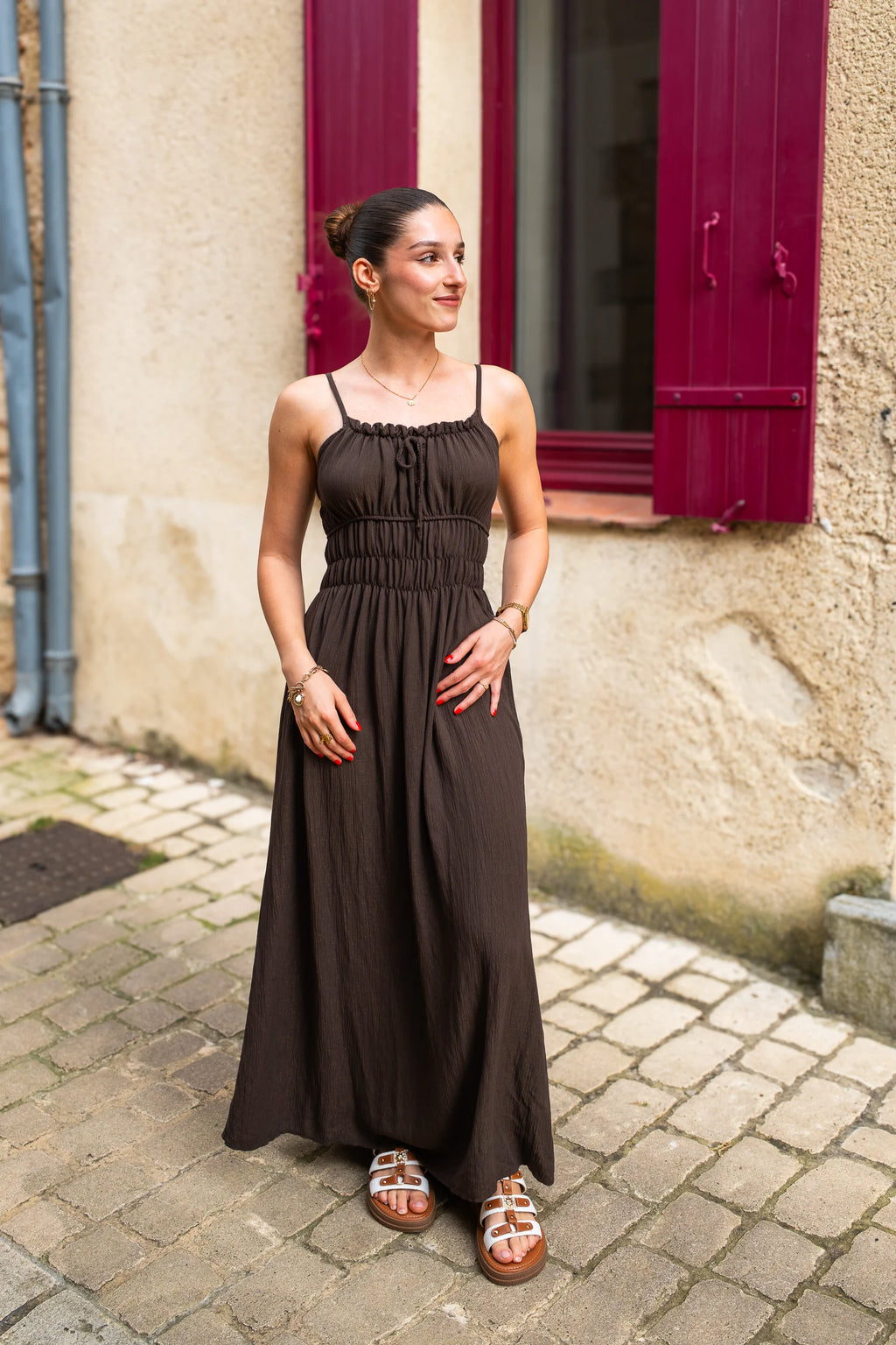 Robe Odette chocolat