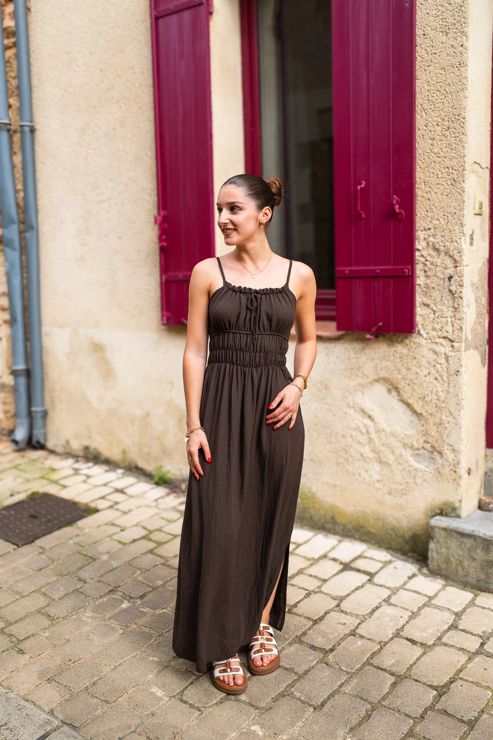 Robe Odette chocolat