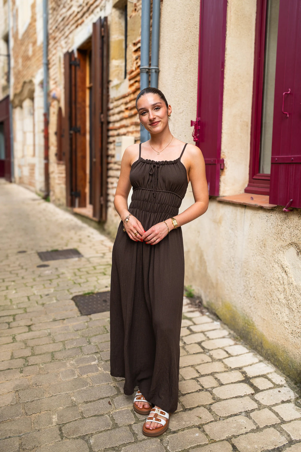 Robe Odette chocolat