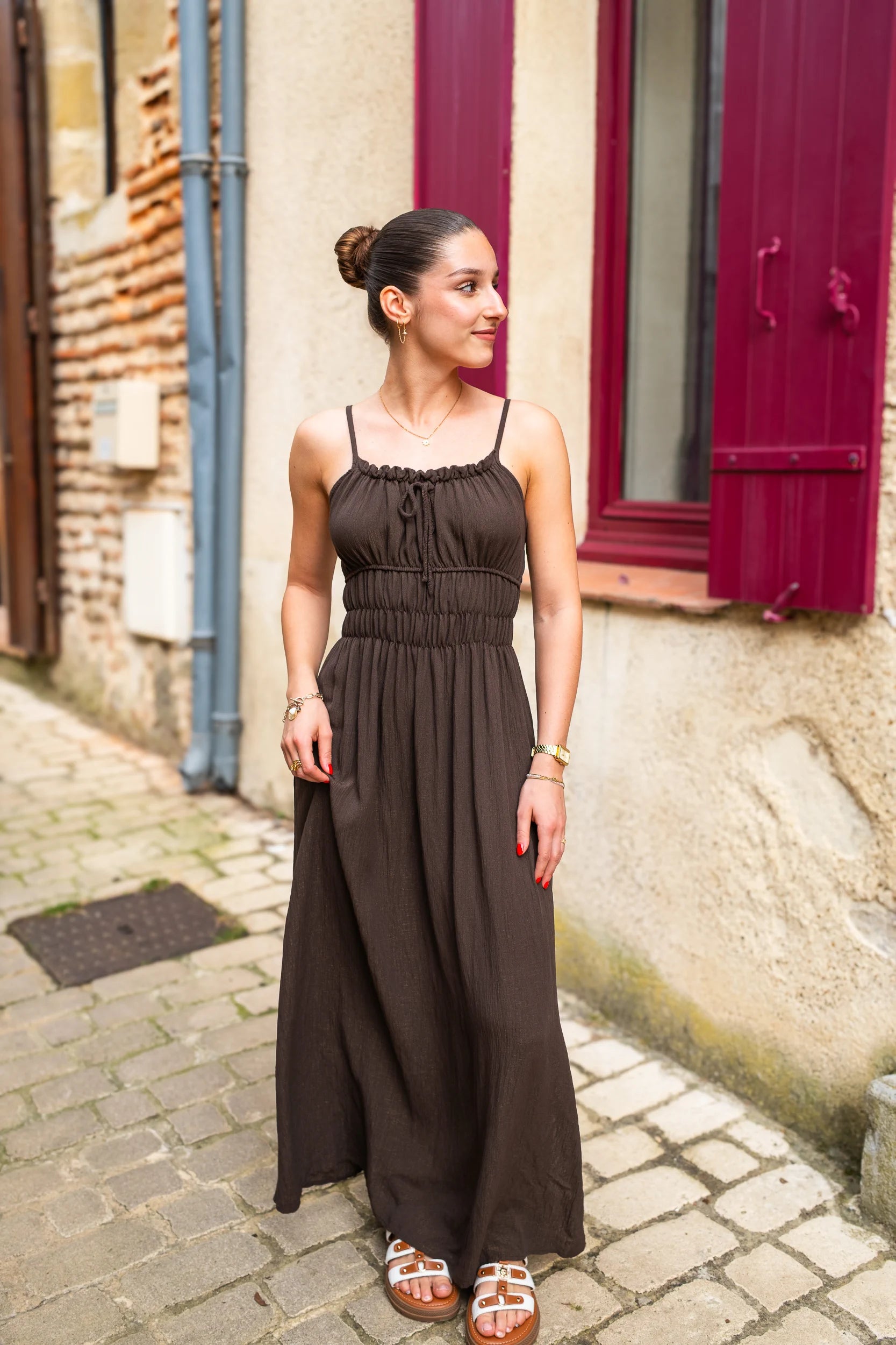 Robe Odette chocolat