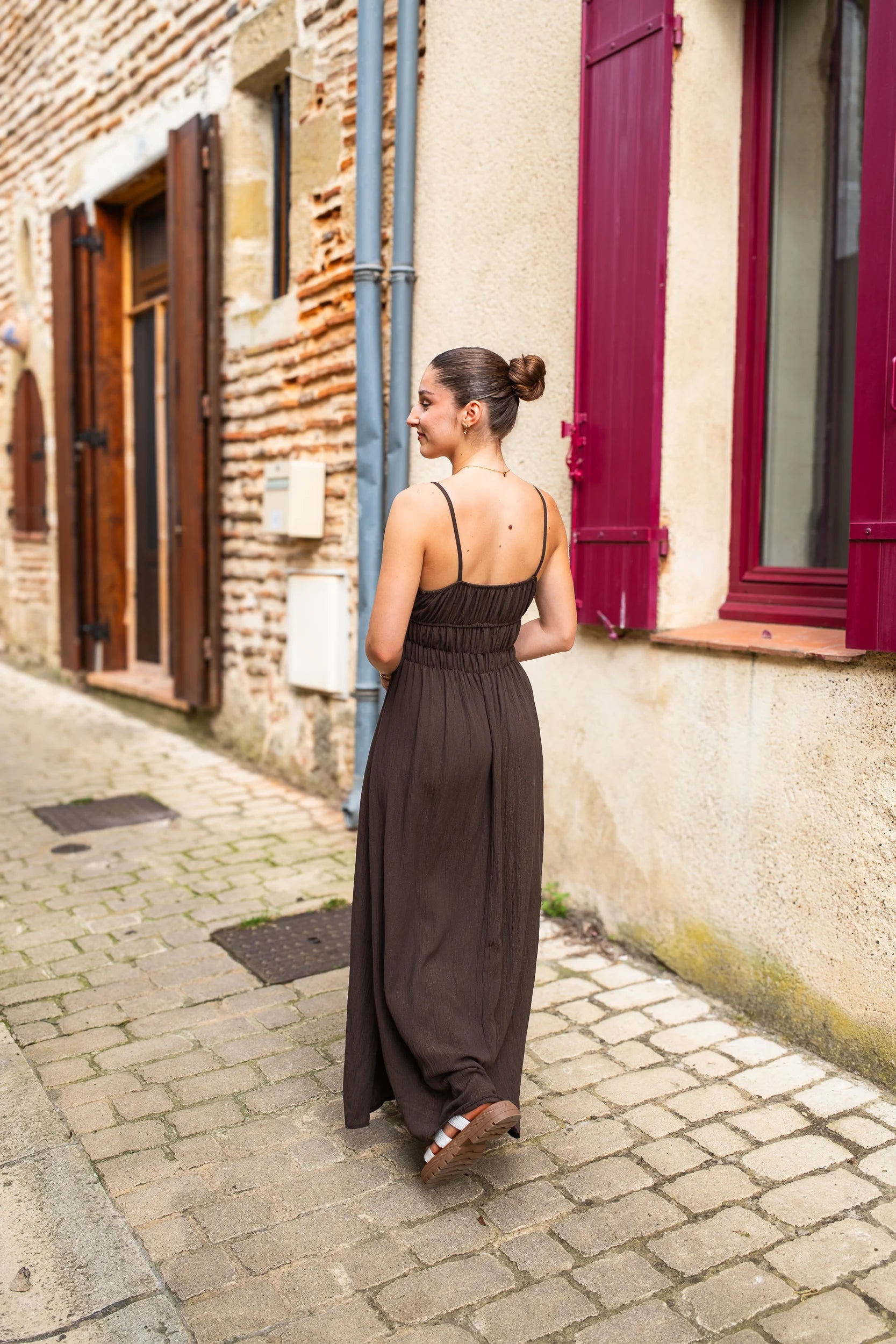Robe Odette chocolat