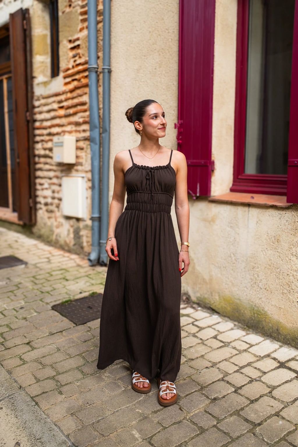 Robe Odette chocolat