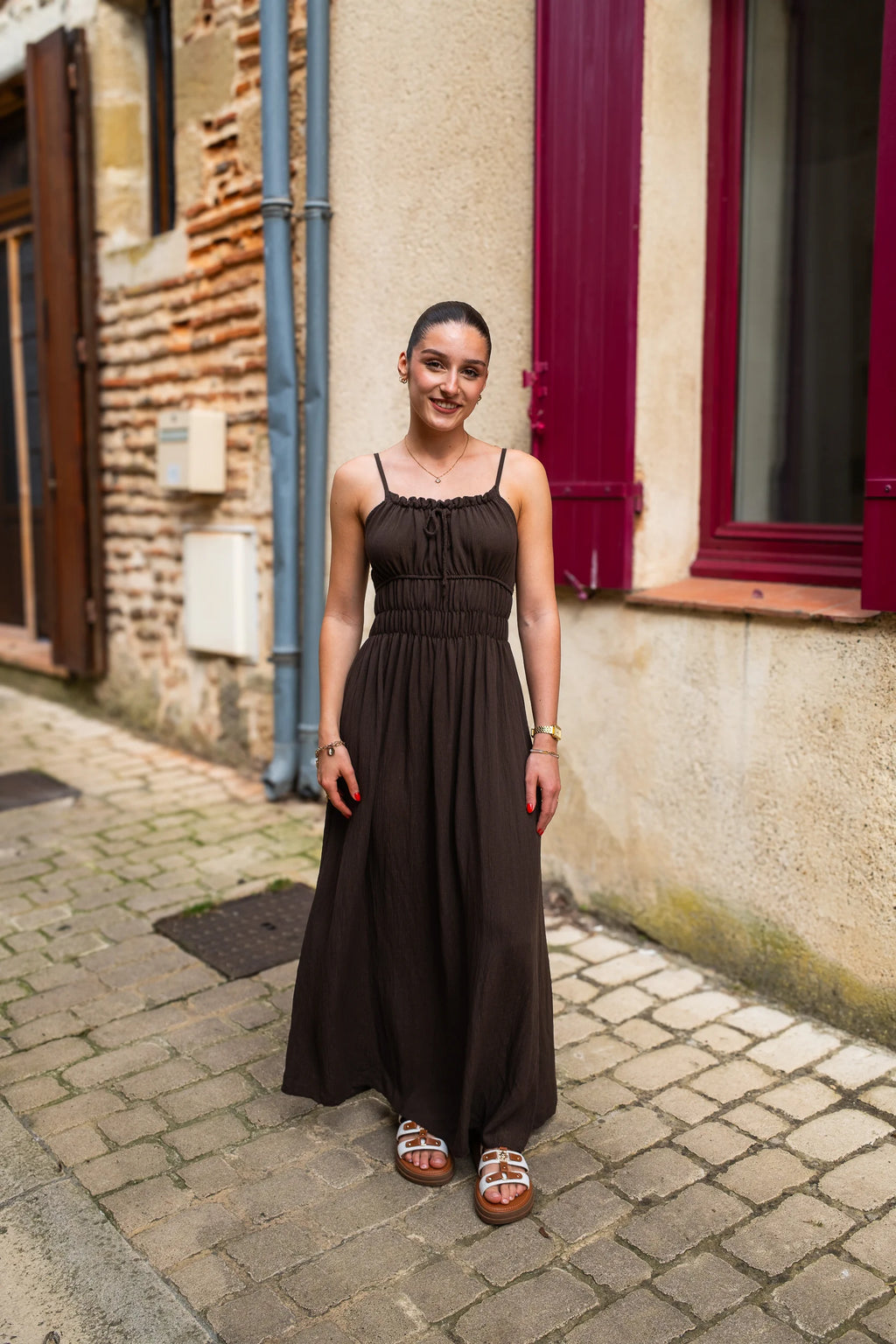 Robe Odette chocolat