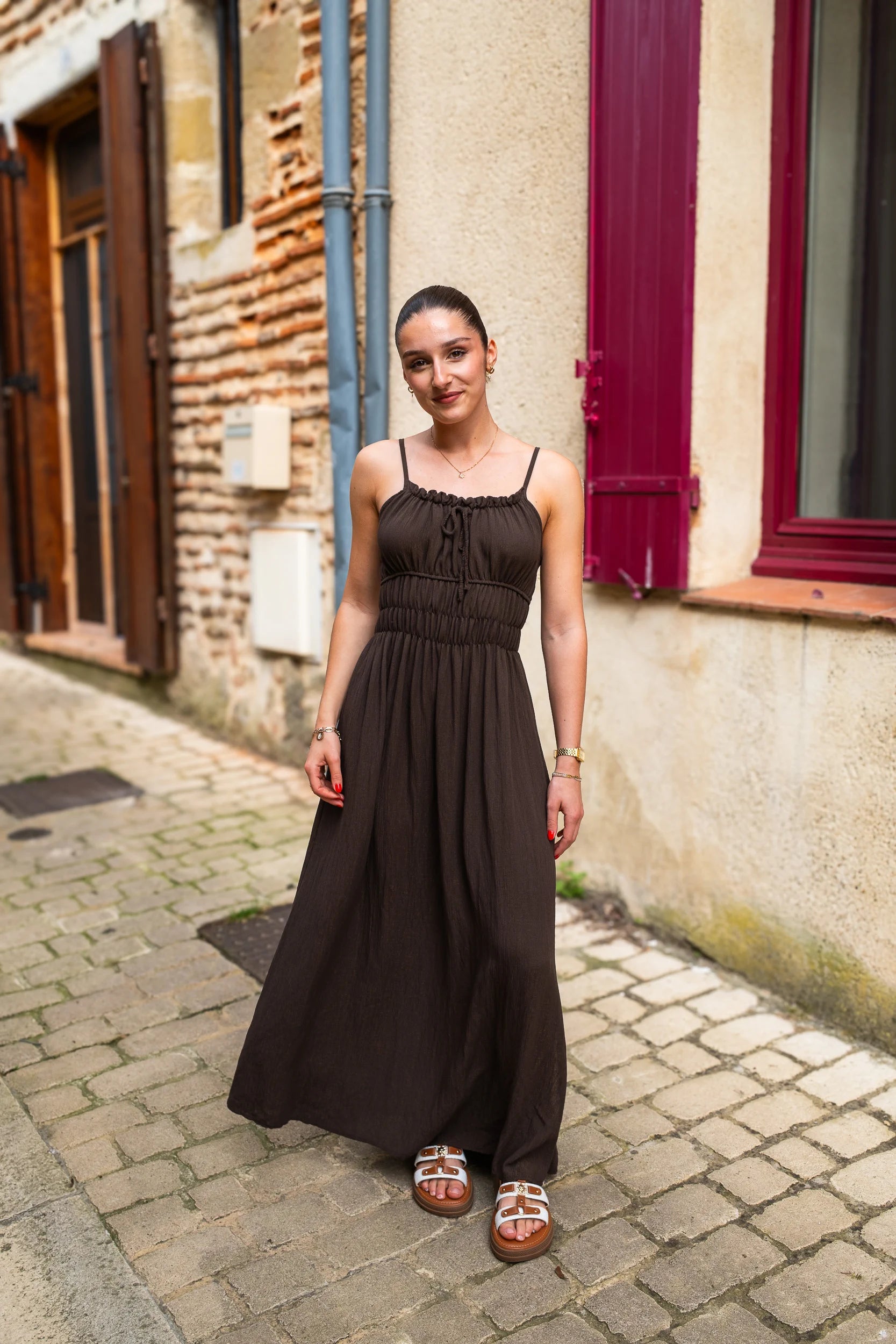 Robe Odette chocolat