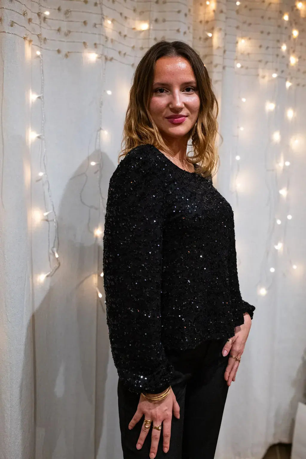 Blouse Orphéa noire