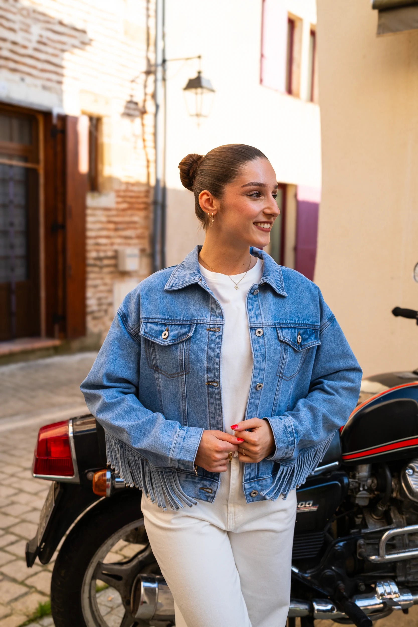 Veste en jean Lalou