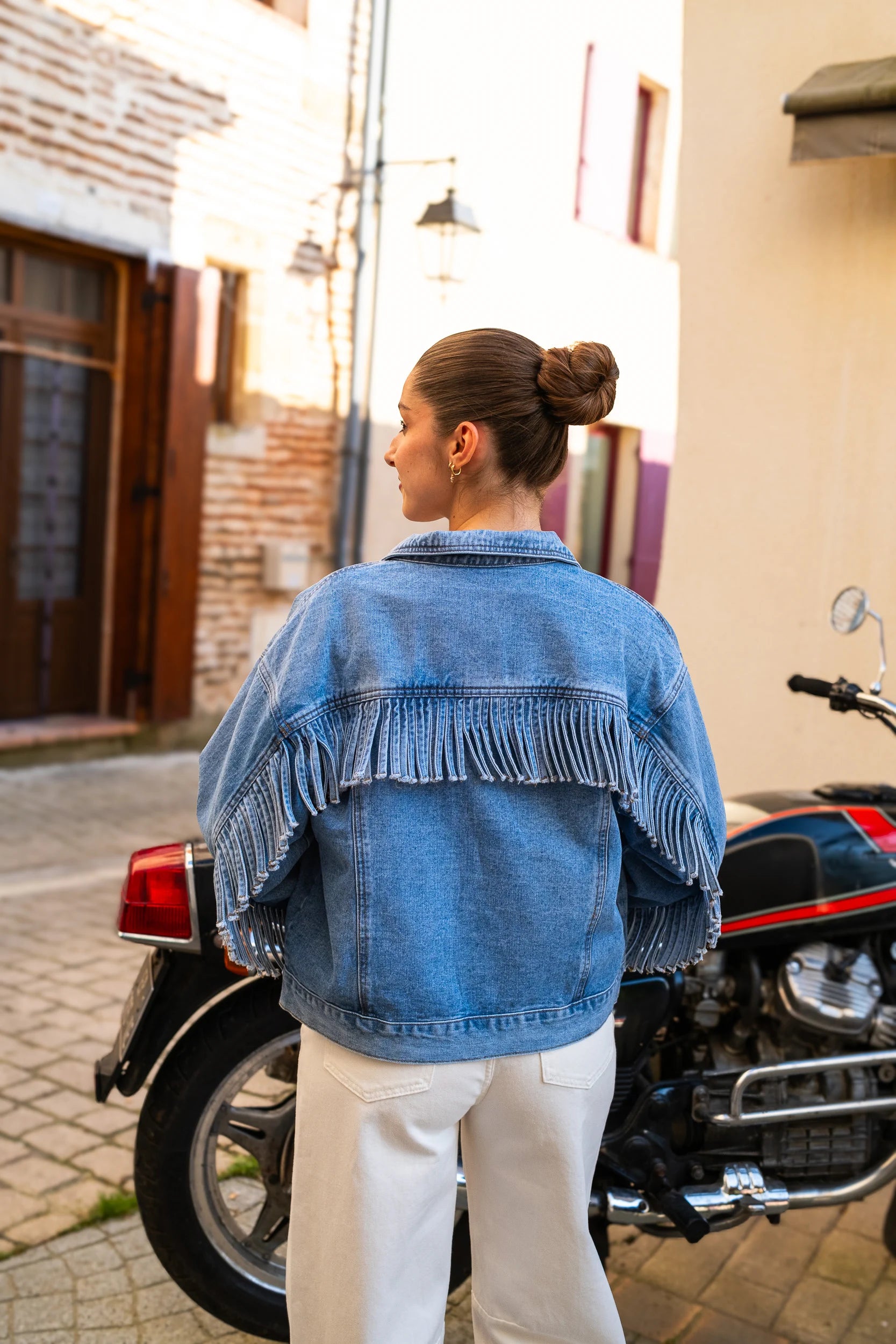 Veste en jean Lalou