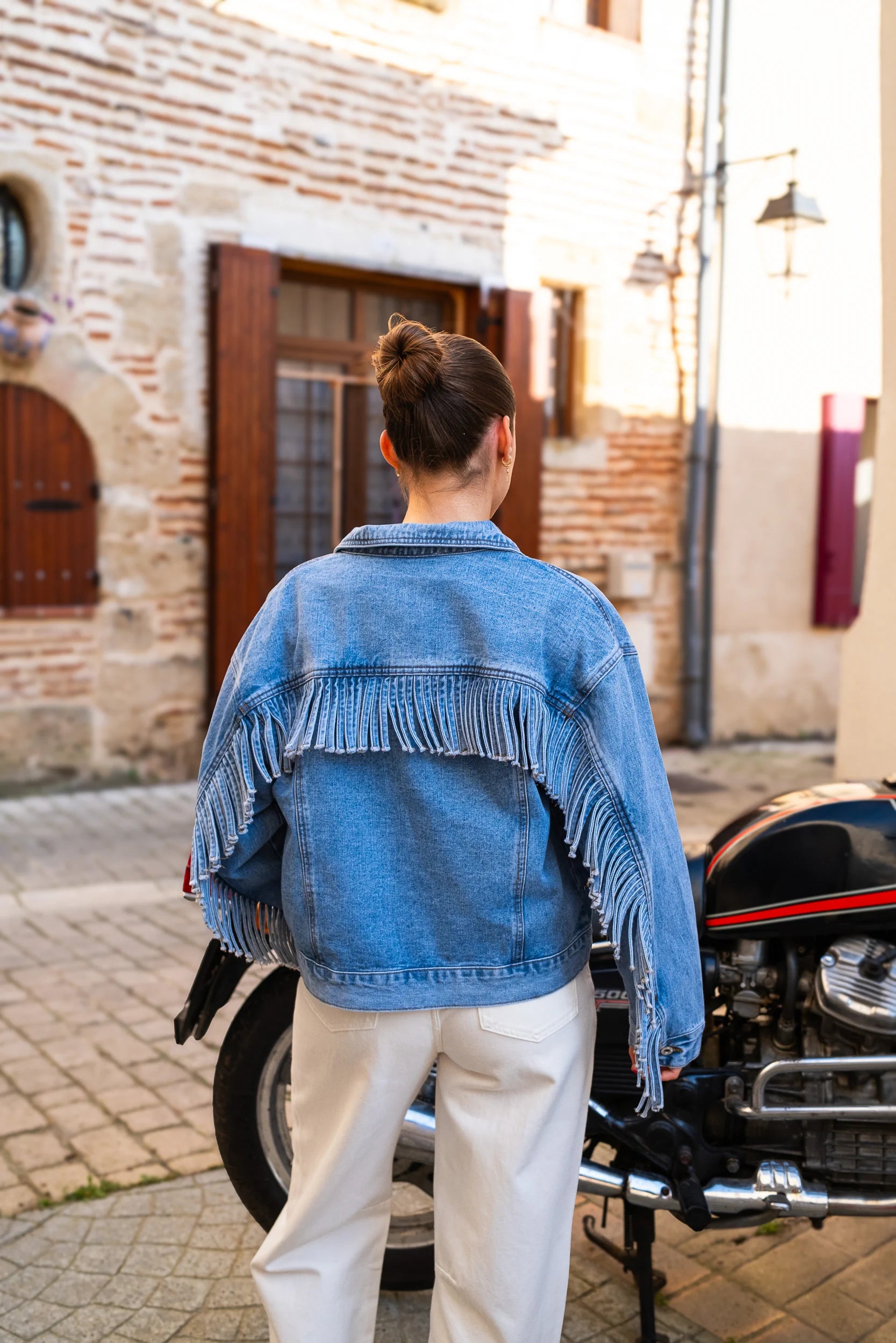 Veste en jean Lalou