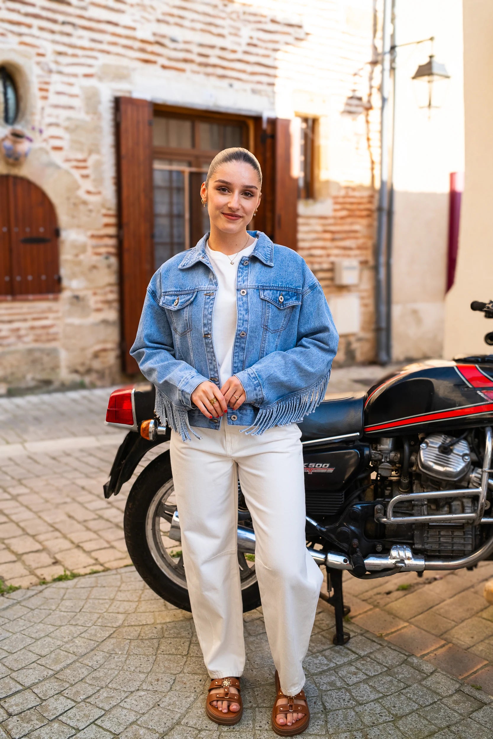Veste en jean Lalou